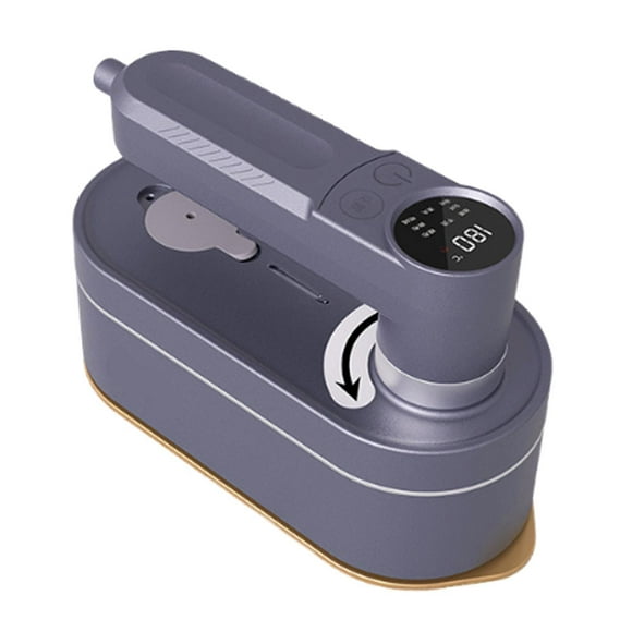 Plancha de vapor de viaje multidireccional, vaporizador de mano aplicable para ropa morado oscuro