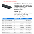 thumbnail image 2 of Air Conditioning, Alternator, Fan, Power Steering and Water Pump Multi Rib Belt - Compatible with 2004 - 2008 Chevy Aveo 1.6L 4-Cylinder VIN 6 2005 2006 2007, 2 of 2