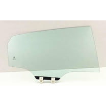 Passenger Right Side Rear Door Window Door Glass Compatible with Honda Civic 4 Door Hatchback 2017-2021 Models