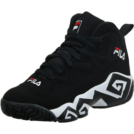 Fila Mens MB Fashion Sneaker, Black/White Red, 10 M US