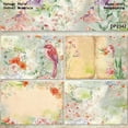 thumbnail image 3 of SunWMart A5 Size Scrapbook Paper, 16 Sheets Single Sided Decorative Vintage Scrapbooking Junk Journaling Supplies for Art Card Making Embellishments DIY Crafts, 3 of 4