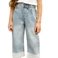 thumbnail image 4 of YUEHUA girls jeans size 10, Girls Straight Leg Denim Jeans Classic Casual Trousers With Comfort Stretch For Everyday Play And School, 4 of 4