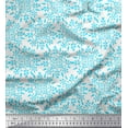 thumbnail image 1 of Soimoi Cotton Voile Fabric Floral Block Printed Craft Fabric by The Yard 56 Inch Wide, 1 of 3