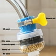 thumbnail image 4 of Filtro De Agua Para Cabezal De Ducha, Grifo De Bao Ajustable Antisalpicaduras, Cromado, 23 Cm De Dimetro, 61 Cm De Largo, Para Cocina Y Bao, 1 Unidad, Ukhbmc, 4 of 8