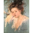 thumbnail image 3 of Cassatt, Mary 12x14 Black Modern Framed Museum Art Print Titled - Sketch For Denise At Her Dressing Table 1909, 3 of 5