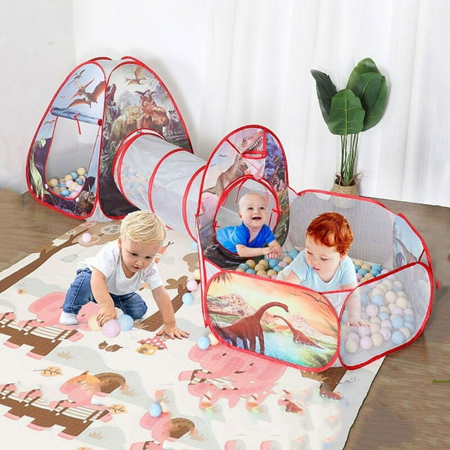 Dinosaur Baby Playpen Ball Pit Dry Pool with Balls Baby Playground Baby Ball Pool Children's Pool Children's Park Balls heqiyong toy
