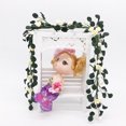 thumbnail image 3 of 1:12 Mini Cadra De Casa De Muñecas, Escena De Jardín Cordete Swing Swing Decorativo Long Bouquet Para Niños Pequeños, 3 of 7