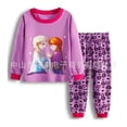 thumbnail image 1 of Elsa Anna Frozen Pijamas Conjuntos Estampado de dibujos animados Ropa de dormir Pijama familiar Ropa para niños Ropa de dormir Pijamas para bebés Ropa para niñas pequeñas 7T (130 CM) zhangyuxiang CONDUJO, 1 of 2