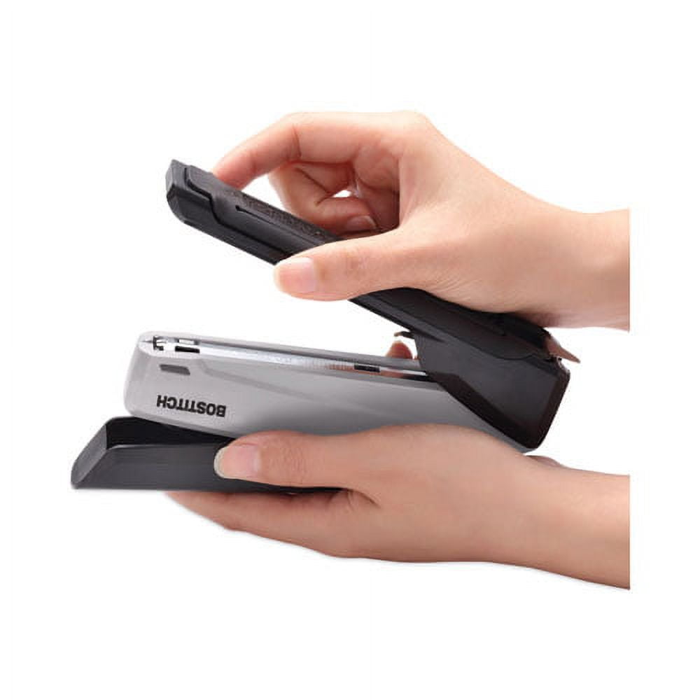 Ecostapler Spring-Powered Desktop Stapler, 20-Sheet Capacity, Black/gray | Bundle of 10 Each