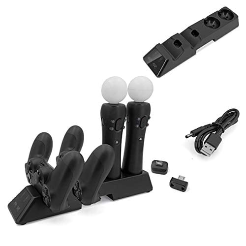 Akiimy 4 In 1 Quad Charger Charging Dock Station For Ps4 Controller Ps Vr Controllers Charger Ps Move Charger Dock Playstation 4 Controller Charging Stand Ps Move Charger Tand Walmart Com Walmart Com Akiimy 4 In 1 Quad Charger Charging Dock Station For Ps4 Controller Ps Vr Controllers Charger Ps Move Charger Dock Playstation 4 Controller Charging Stand Ps Move Charger Tand Walmart Com Walmart Com