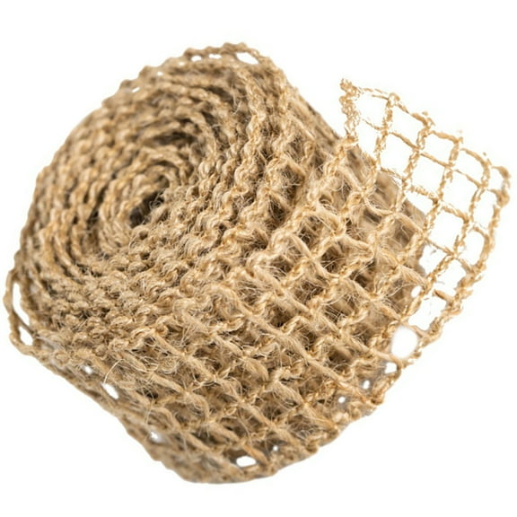 Light Brown Jute Rope Wired Roll for Crafts, Wrapping, Party Decor, Festivals, Home Projects and More
