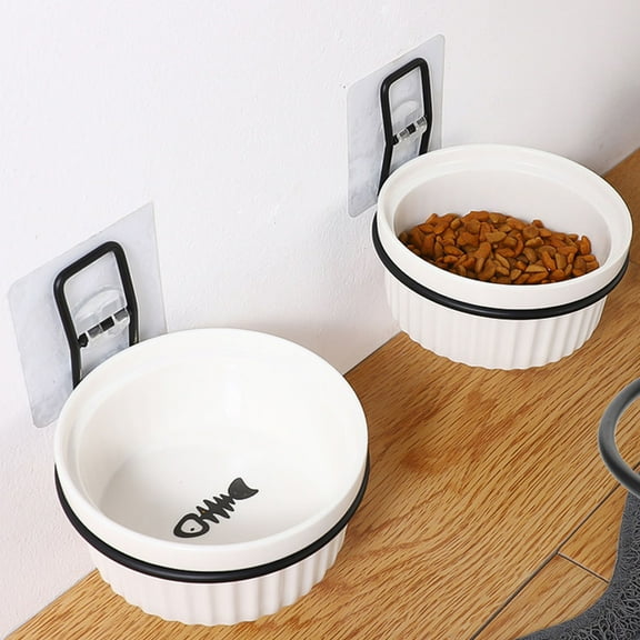 Mobestech Pet Dog Bowl Holder Plastic 3Pcs