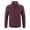 Wine, variant on Mens Sweater, Autumn Winter Slim Collar Solid Color Thickening Half Zipper Knit Bottoming Shirt Pullover Sweater Jacket, Cold Weather Warmth, Office Wear, Men's Clothing