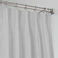 thumbnail image 2 of Kotton Culture Triple Pinch Pleated Curtains Room Darkening 100% Blackout Thermal Insulated Drapes with Tiebacks & Hooks for Window, Sliding Door, Patio Door, Home, Office (1 Panel, 42x54, Silver), 2 of 8