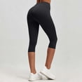 thumbnail image 6 of JnLxul Workout Pants for Women High Waisted Capri Leggings Stretchy Slim Fitting Tight Capris Gym Yoga Pants Trendy(XX-Large), 6 of 6