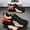 Black Orange, variant on Men's Fall Casual Sneakers- Versatile Casual Attire Men's Slip-On High Quality Anti-Slip Thick-Sole Sneakers