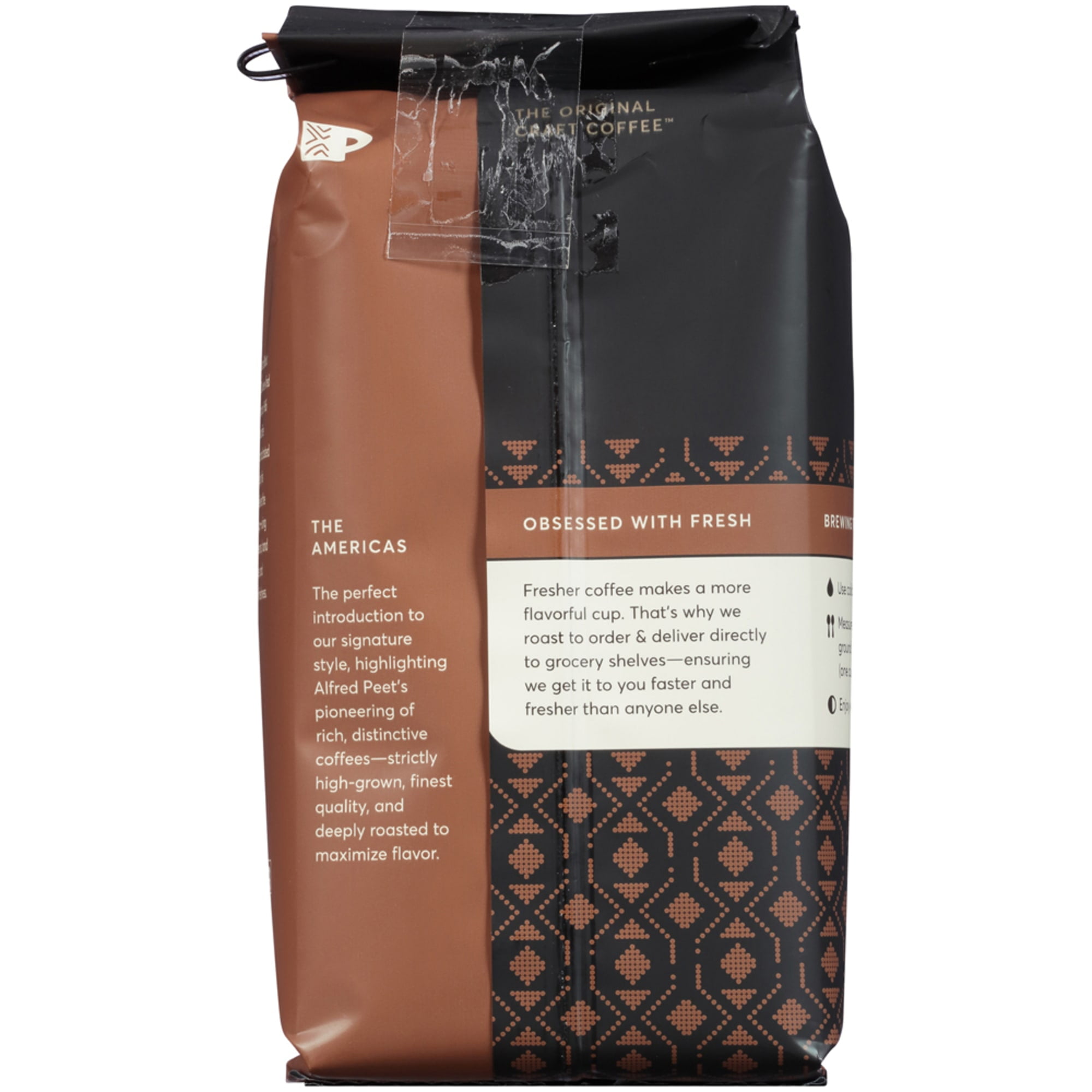 Peet's Coffee House Blend, Dark Roast Whole Bean Coffee, 12 oz Bag