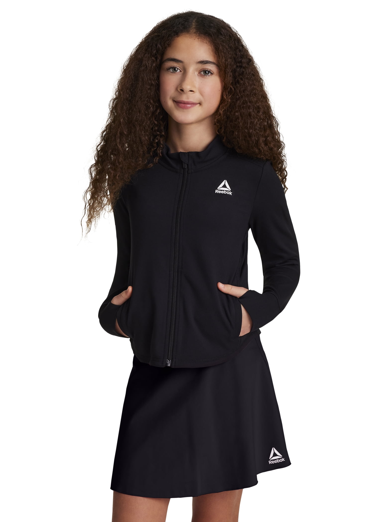 Reebok Girl's Courtside Performance Jacket, Sizes 4-18