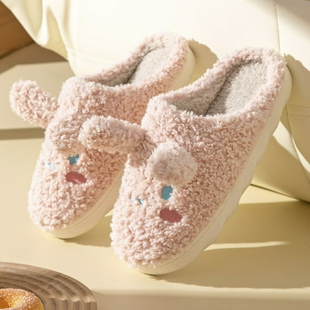

NECHOLOGY Boot Slippers for Women Women Slippers Autumn And Winter Comfortable Fashion Womens Slipper Slides Fuzzy Pink 8