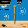 thumbnail image 6 of Hillman 48597 Premium Deck Screws Power Pro No. 8 X 2" L Star Flat Head 1 lb Ceramic Coated, 6 of 11