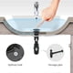 thumbnail image 3 of Sink Drain, Pop-up Sink Drain, Sink Drain with Overflow, Pop Up, Black, 3 of 4