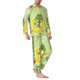 thumbnail image 2 of Fotbe Cute Dinosaurs Cartoon Pijama de Hombre con Estampado de Manga Larga, Conjunto de 2 Piezas, Ropa de Dormir Suave y Cómoda con Bolsillos-X-Large, 2 of 7