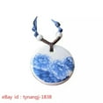 thumbnail image 6 of K-KED Women's Ethnic Blue and White Porcelain Necklace Pendant Sweater Chain-04, 6 of 6