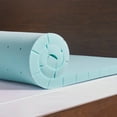 thumbnail image 4 of Gracie Mills 3 Inch Cooling Gel Memory Foam Mattress Topper Removable Cover GRACE-11171, 4 of 5
