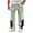 Beige, variant on Stamzod Mens Sweatpants with Pockets Fashion Patchwork Elastic Waist Waterproof Athletic Pants for Men Beige XXXL