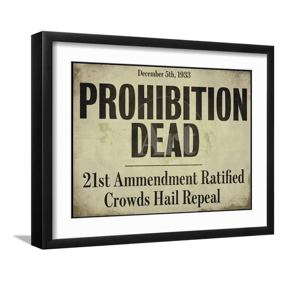 Prohibition, World Culture Framed Art Print Wall Art Sold by Art.Com