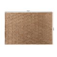 thumbnail image 4 of Baxton Studio Addis Tapis Moderne et Contemporain en Chanvre Tissé à la Main, 4 of 4
