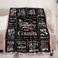 thumbnail image 3 of Daughter Birthday Gifts, Birthday Gifts Blankets for Daughter, Happy Birthday Gifts for Daughter Adult from Mom, Unique Daughter Birthday Gifts Ideas Throw Blanket 60x50 Inches, 3 of 5