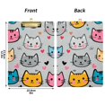 thumbnail image 5 of FORMRS Acrylic Clipboard with Low Profile Clip Standard A4 Letter Size, 12.5" x 9", Cute Cat Pattern, 5 of 8