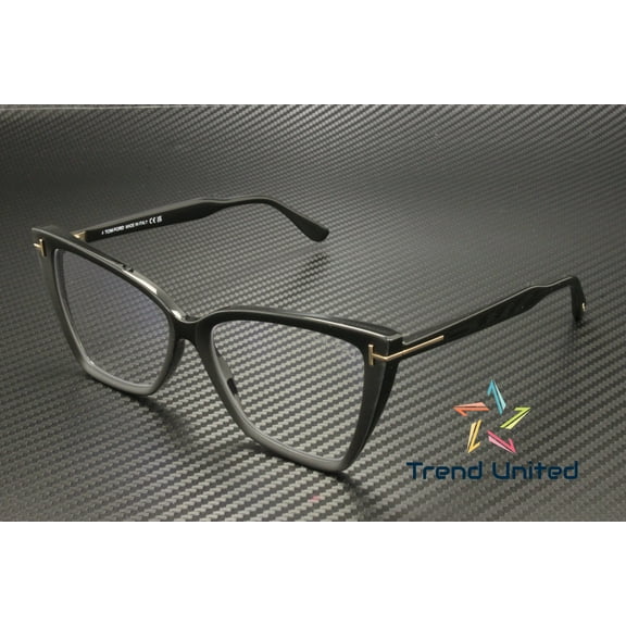 Tom Ford FT5844 B 005 Injected Black Other 55 mm Women's Eyeglasses