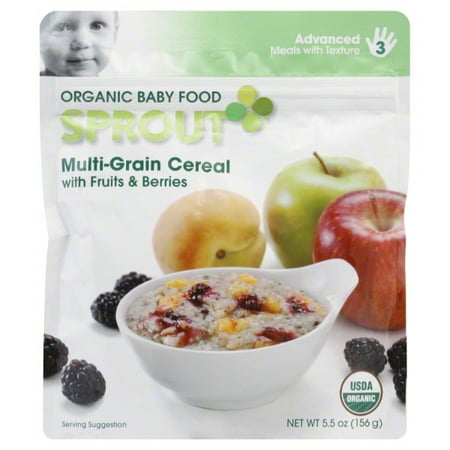 Sprout Advanced Multi-Grain Cereal Organic Baby Food, 5.5 OZ