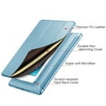 thumbnail image 3 of Étui pour IPad Mini 3/2/1, Étui Mince Pliable avec Support pour IPad Mini 1 / Mini 2 / Mini 3, avec Réveil/sommeil Automatique, Angles de Vision Multiples Bleu Ciel, 3 of 8