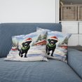thumbnail image 2 of Hello Winter Labrador Retriever Frosty Morning Walk Welcome Snowy Christmas Pillow Cushion Double Sided Lab Dog Lover Gifts Throw Pillow - 02018, 2 of 4