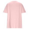 thumbnail image 7 of Weiqiqre Oversized Tshirts for Women Lightweight 100% Cotton Short-Sleeve T-Shirt, Classic Loose-Fit Crewneck Solid Tee Shirt for Women, 7 of 7