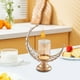 thumbnail image 1 of Candelabro de cristal con forma de pilar, vela de té, candelabro de metal con pilar de cristal, candelabro votivo, lámpara de vela para mesa de comedor, centro de mesa, boda, candelabro dorado, 1 of 7