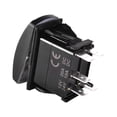 thumbnail image 2 of Yeacher LED Light Bar Rocker On/Off Switch with Relay Wiring Harness Kit 12V 40A Relay for Jeep RV Boat Trailer, 2 of 8