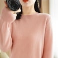 thumbnail image 7 of Warm Sweater for Women Wool Soft O-neck Pullover Autumn Winter Casual Knit Top Solid Color Regular Female Knitwear Woolen Woman, 7 of 7