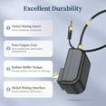 thumbnail image 3 of GOVVEP Vacuum Charger Compatible with Black+Decker BHFEA420J BHFEA520J POWERSERIES+ Cordless Stick Vacuum., 3 of 6