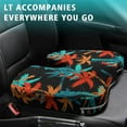 thumbnail image 4 of Premium Palm Trees Pattern Memory Foam Seat Cushion Ergonomic Chair Pad for Office Chair, Car, Airplane & Bleachers Sciatica, Tailbone Hip & Back Pain Relief - Chair Cushion for Long Office Workers., 4 of 5