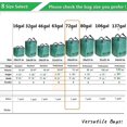 thumbnail image 2 of Bolsas de jardín profesionales de 2 paquetes de 137 galones (d34, h34 pulgadas), bolsas de residuos para el patio con guantes recubiertos, grandes reutilizables ya, 11 kaili Sencillez, 2 of 2