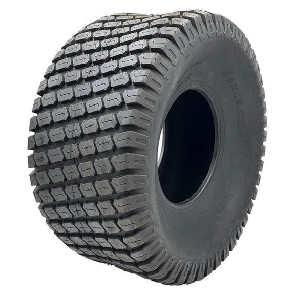 24x12.00-10 Turf Tire - 4 Ply Lawn Mower Tire, 24-12-10 Replacement Tire for Lawn Tractors & Carts - Durable Turf Tech Tire for Enhanced Traction