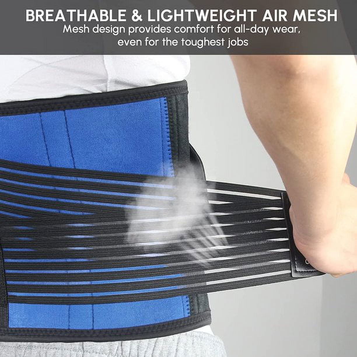 Wellco Adjustable Back Brace/Waist Belt For Lower Back Pain Relief  Men/Women Work/Sport/Nursing, Large BABWBL - The Home Depot