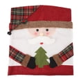 thumbnail image 2 of Funda Trasera Para Silla Navideña, Suave, Cómoda, Antiarrugas, Antideslizante, Para Comedor De Navidad, 2 of 7