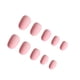 thumbnail image 1 of Qarigey 24 piezas de prensa mate de cabeza redonda pequeña en las uñas DIY uñas acrílicas artificiales Juegos de manicura 11 rosa leche, 1 of 4
