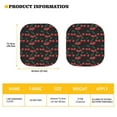thumbnail image 5 of Yuyamidu Red Cherry Car Sunshade for SUV Truck Van Foldable Windshield Shades for Car SUV Truck Accessories 2 Pack Universal Car Window Shade Foldable UV Ray Sun Visor, 5 of 5