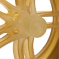 thumbnail image 4 of Roue de voiture de course RC 1/10, moyeu de roue en plastique avec caoutchouc rainuré, accessoire de rechange pour voiture RC, doré, 4 of 4